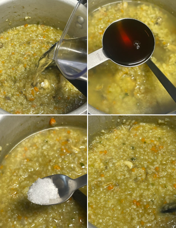 전복죽끓이기