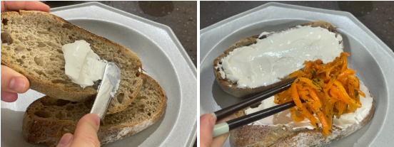 당근라페샌드위치